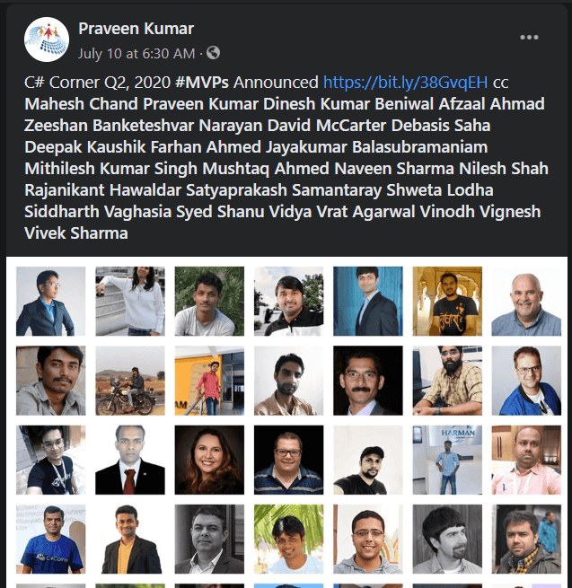 Being an C# Corner MVP Renewal