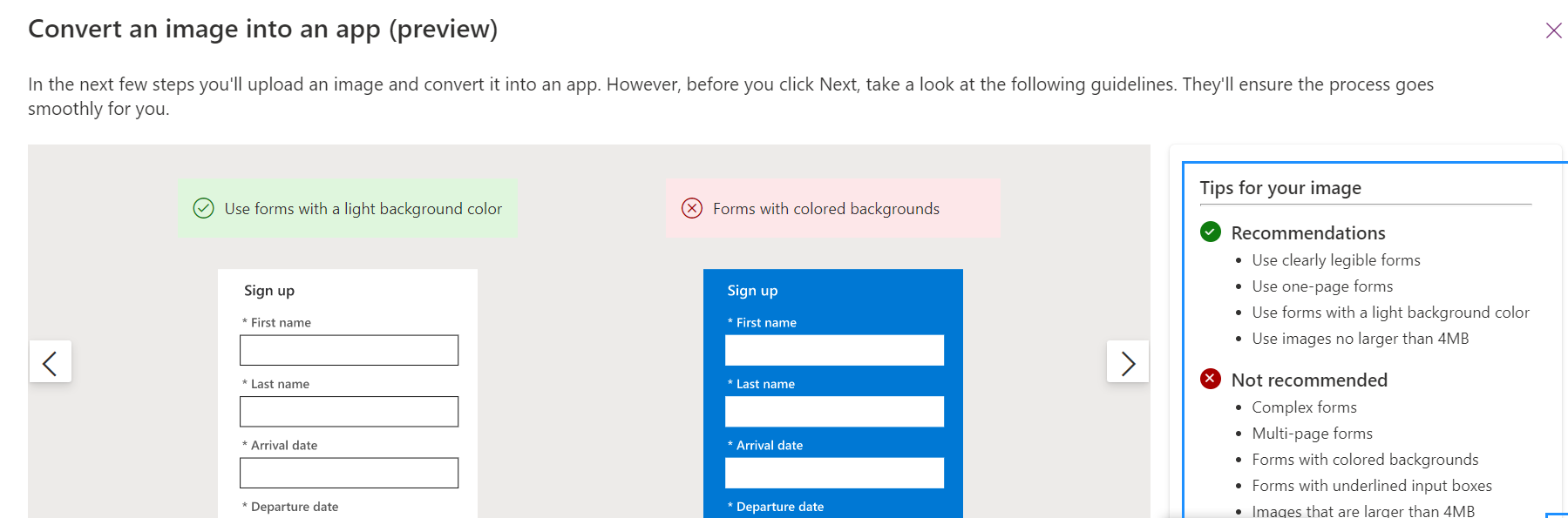 Convert Visuals into Apps with Express Designs in PowerApps