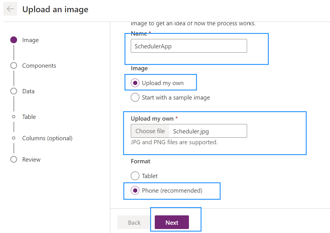 Convert Visuals into Apps with Express Designs in PowerApps