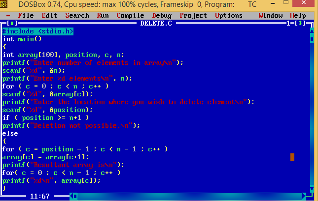 Delete Element From Array