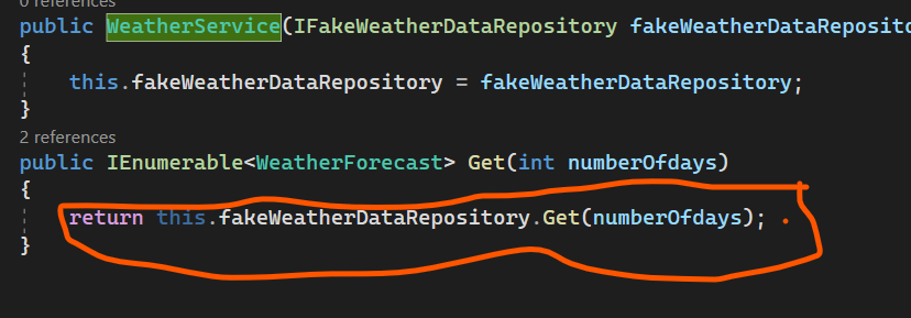 Dependency Inversion Principle in .NET 6.0