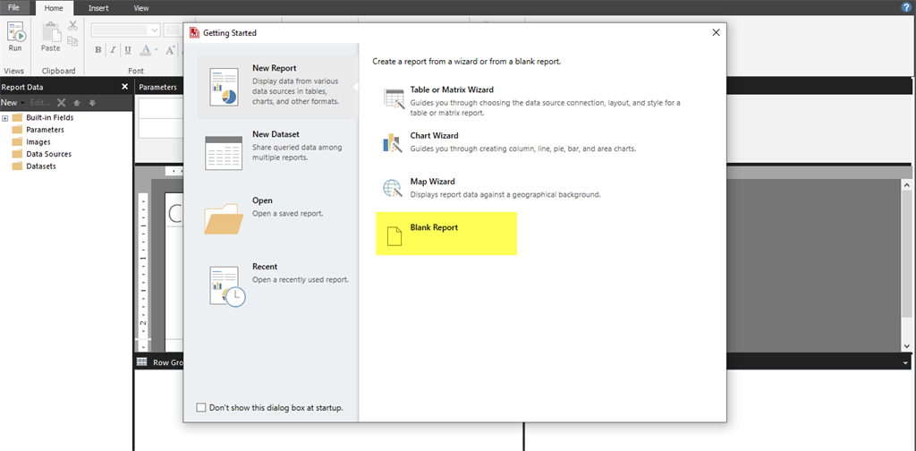 Build SSRS (RDL) Report From Microsoft Report Builder