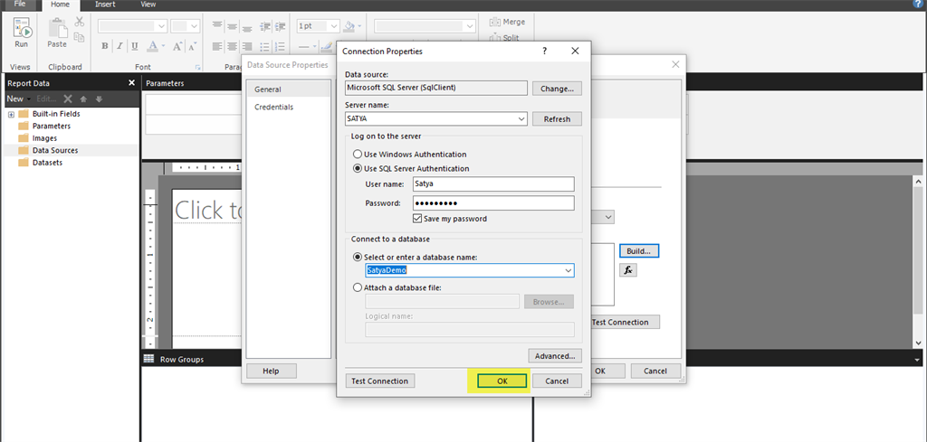 Build SSRS (RDL) Report From Microsoft Report Builder