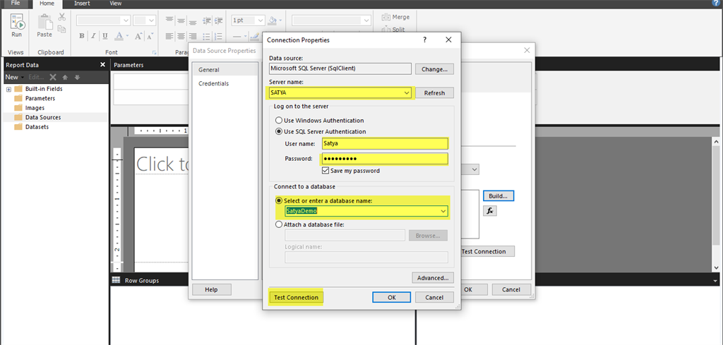 Build SSRS (RDL) Report From Microsoft Report Builder