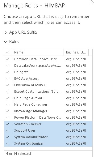 Configure Model Driven App Visibility