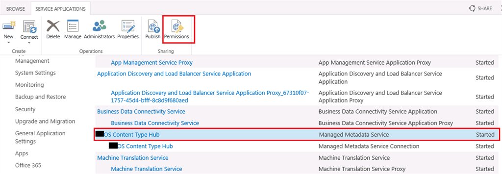 Setup Remote Content Type HUB in SharePoint