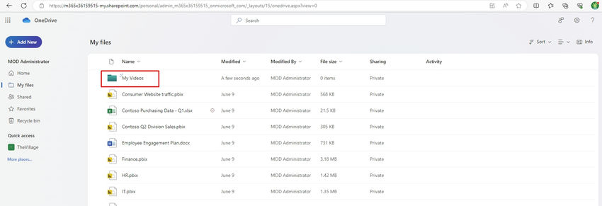 SharePoint and OneDrive color coded folder
