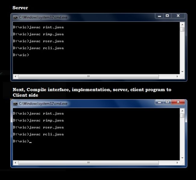 Implementation Of Remote Method Invocation Concept In Java