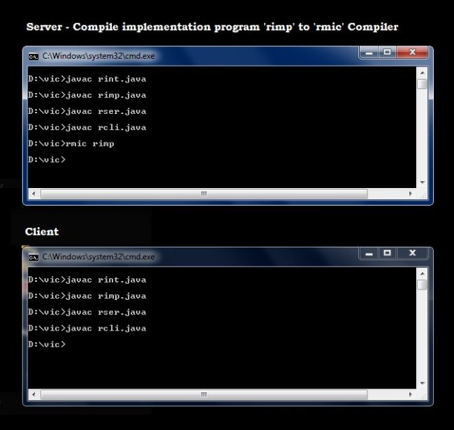 Implementation Of Remote Method Invocation Concept In Java