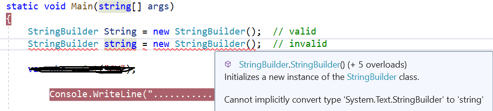 String Vs String In C#