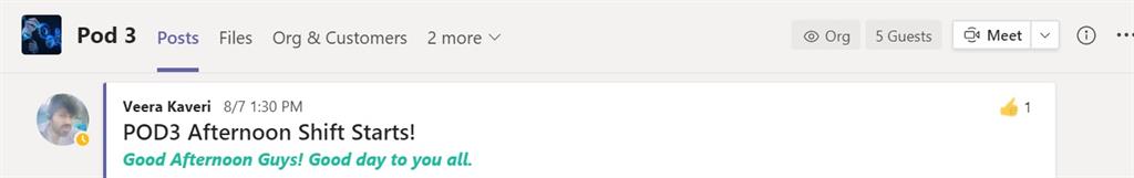 Scheduled Power Automate Flow To Send Shift Timings To All The Team