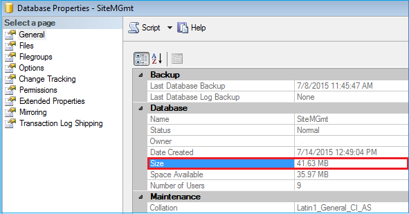 How to Get SQL Server Database Size