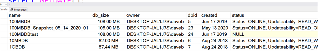 A Faster Alternative to sp_helpdb