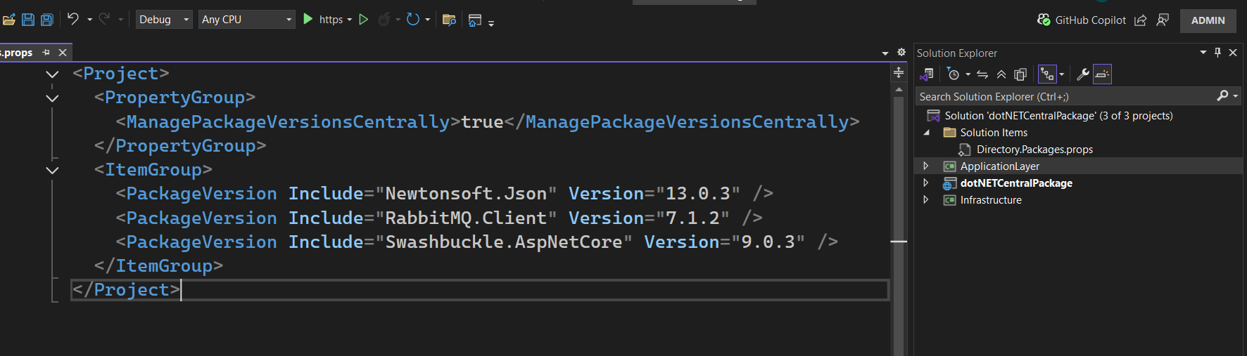 Central Package Management