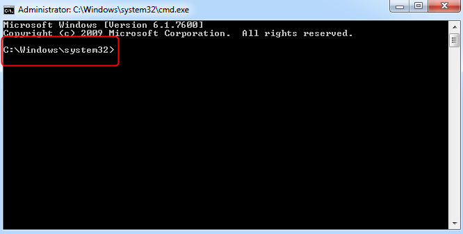 command prompt