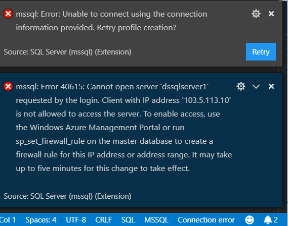 Learn About Azure SQL Server Using VS Code
