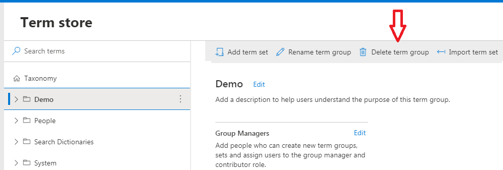 How To Create And Delete Managed Metadata Terms In The Term Store