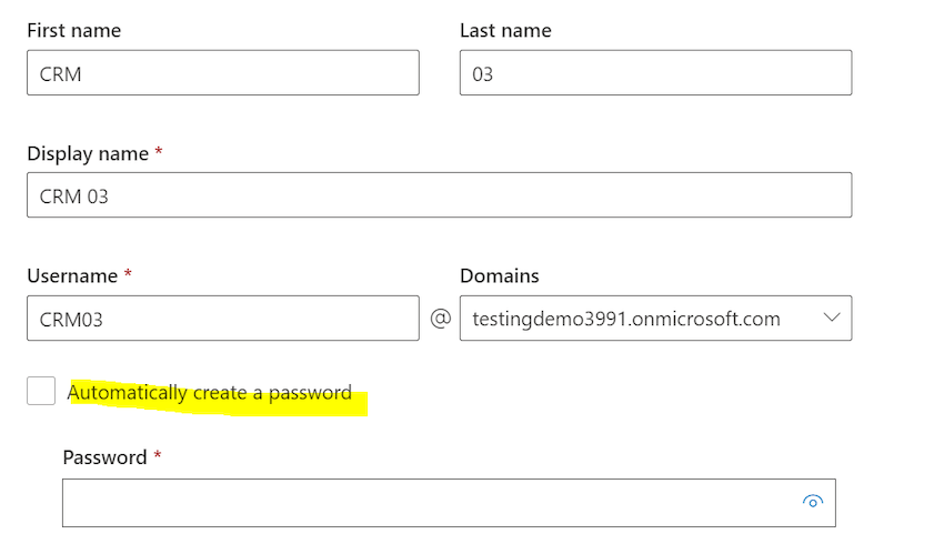 Adding Users in Office 365