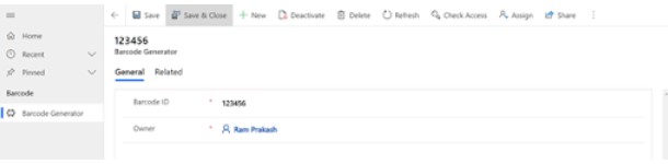 Barcode with Powerapps