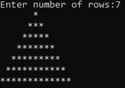 Triangle Diamond Pattern Programming In C#