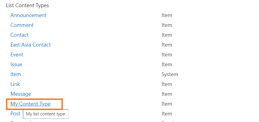 Creating Content Type And Field Using JSOM