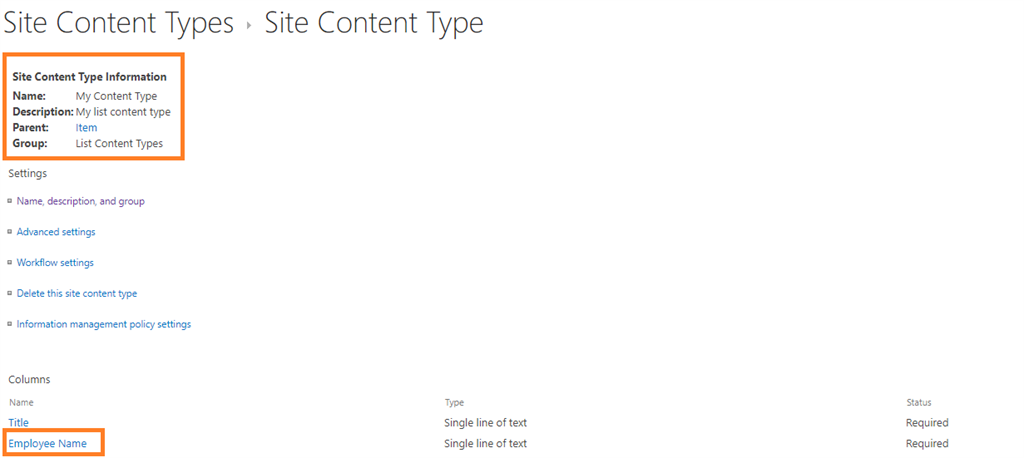 Creating Content Type And Field Using JSOM
