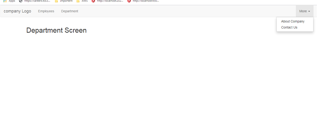 Navigating Between Two Screens And Applying Directive For Dropdown
