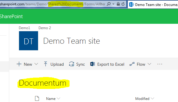 Change Document Library URL Without SharePoint Designer