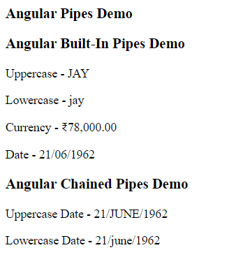 Custom Pipes in Angular