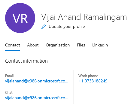 SharePoint Online Modern UI - People Webpart