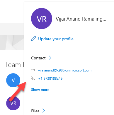 SharePoint Online Modern UI - People Webpart