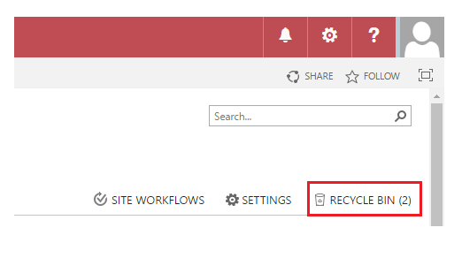 sharepoint online restore deleted file