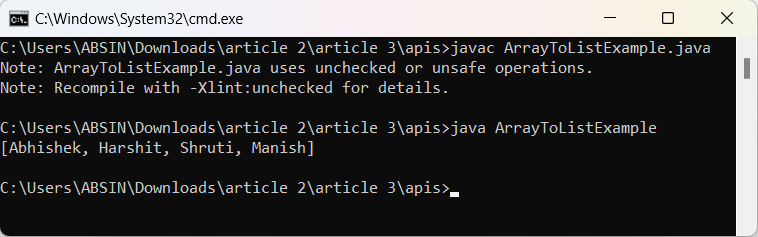 How To Convert Array To List In Java