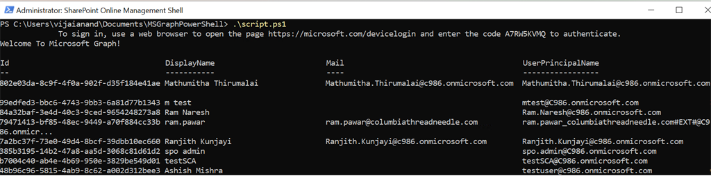 How To Call Graph API Using Microsoft Graph PowerShell SDK