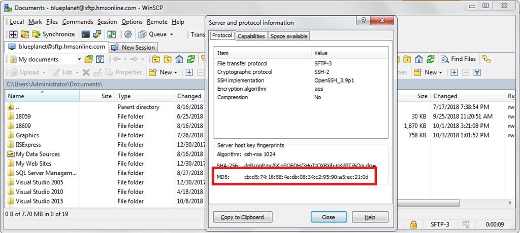 downloading WinSCP 6.1.2