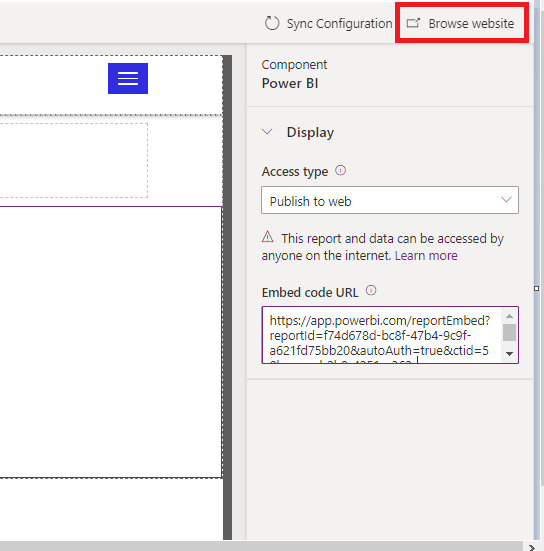 How to Integrate Power BI Report in Portal Apps
