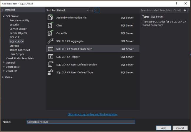 Calling Web Service From SQL Server Using SQL CLR