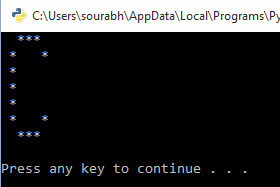 Alphabet Pattern in Python