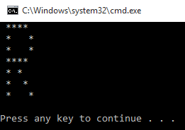 Alphabet Pattern 'R' in Python