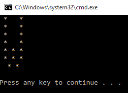 Alphabet Pattern 'W' in Python