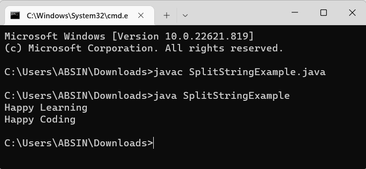 How Do I Split A String In Java?