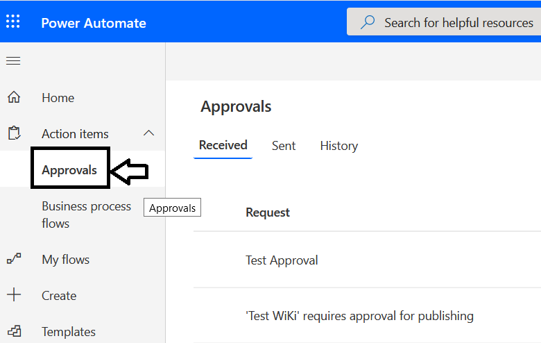 Power Automate Approvals