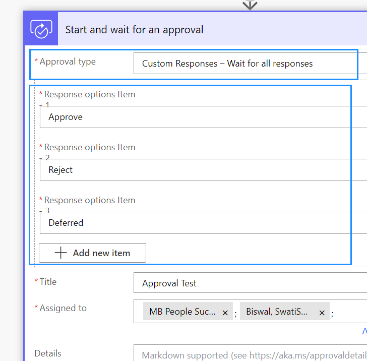 Approvals in Microsoft Power Automate
