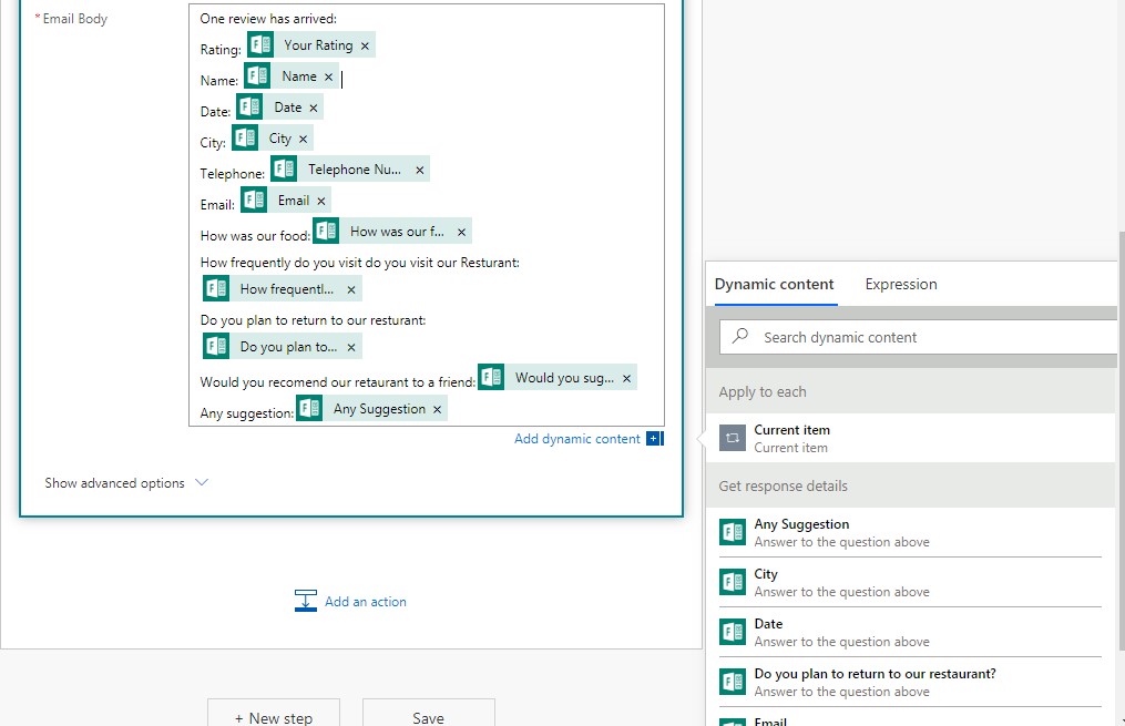 How to Create a Customer Review Form using Microsoft Form and Microsoft ...
