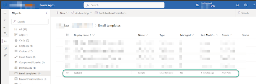 Subcomponent cannot be added to the solution in Dataverse
