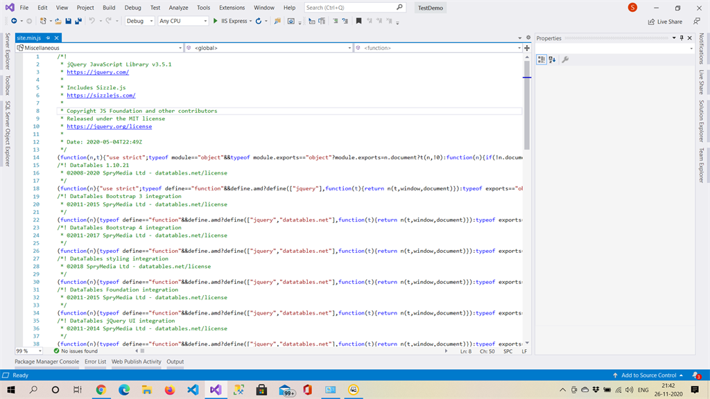 Bundling and Minification in .NET CORE MVC
