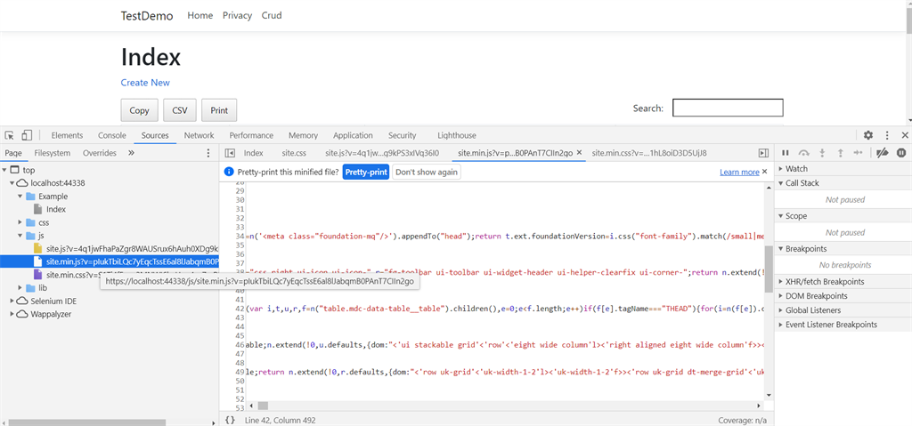 Bundling and Minification in .NET CORE MVC