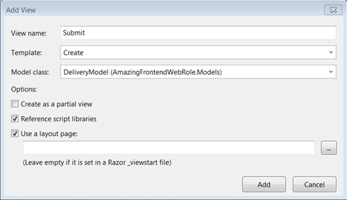 Order Delivery Application by Azure Service Bus Queue