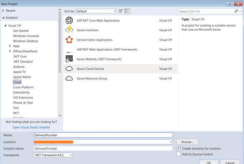 Order Delivery Application by Azure Service Bus Queue