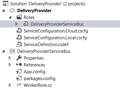Order Delivery Application by Azure Service Bus Queue